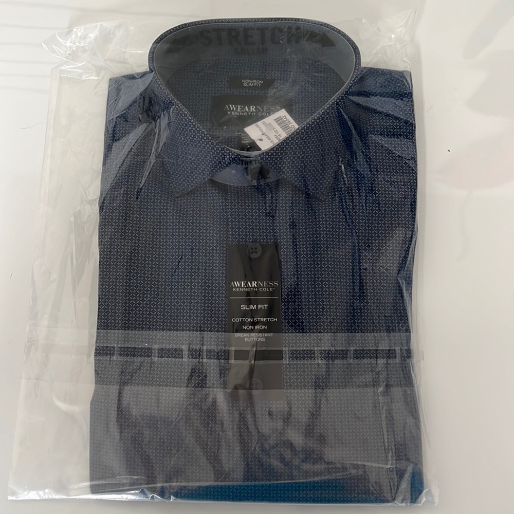 Men’s Kenneth Cole Awearness Slim Fit Dress Shirt